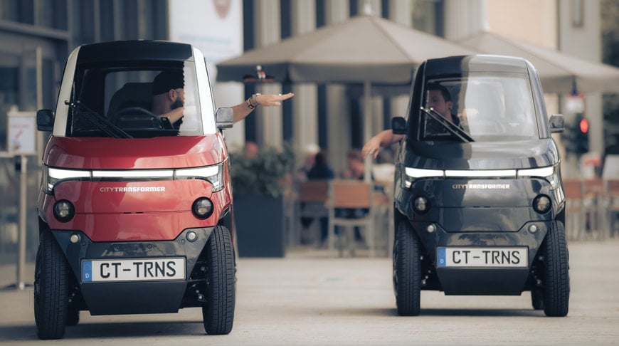 EL 1ER MICROCOCHE PLEGABLE TOTALMENTE ELÉCTRICO DEL MUNDO LLEGARÁ EN 2024 GRACIAS A SEGULA TECHNOLOGIES Y CITY TRANSFORMER